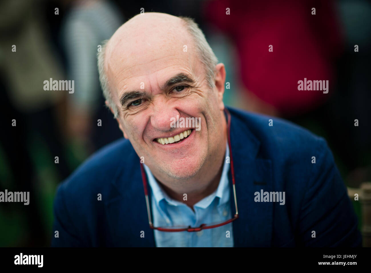 Colm Tóibín, irlandaise, romancier, nouvelliste, essayiste, dramaturge, journaliste, critique et poète., figurant à la 2017 Hay Festival de la littérature et les arts, Hay-on-Wye, au Pays de Galles UK Banque D'Images