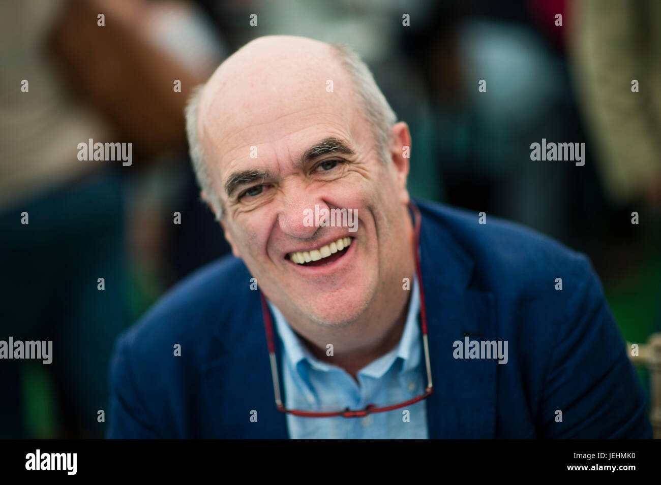 Colm Tóibín, irlandaise, romancier, nouvelliste, essayiste, dramaturge, journaliste, critique et poète., figurant à la 2017 Hay Festival de la littérature et les arts, Hay-on-Wye, au Pays de Galles UK Banque D'Images