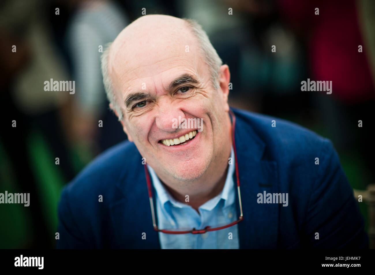 Colm Tóibín, irlandaise, romancier, nouvelliste, essayiste, dramaturge, journaliste, critique et poète., figurant à la 2017 Hay Festival de la littérature et les arts, Hay-on-Wye, au Pays de Galles UK Banque D'Images