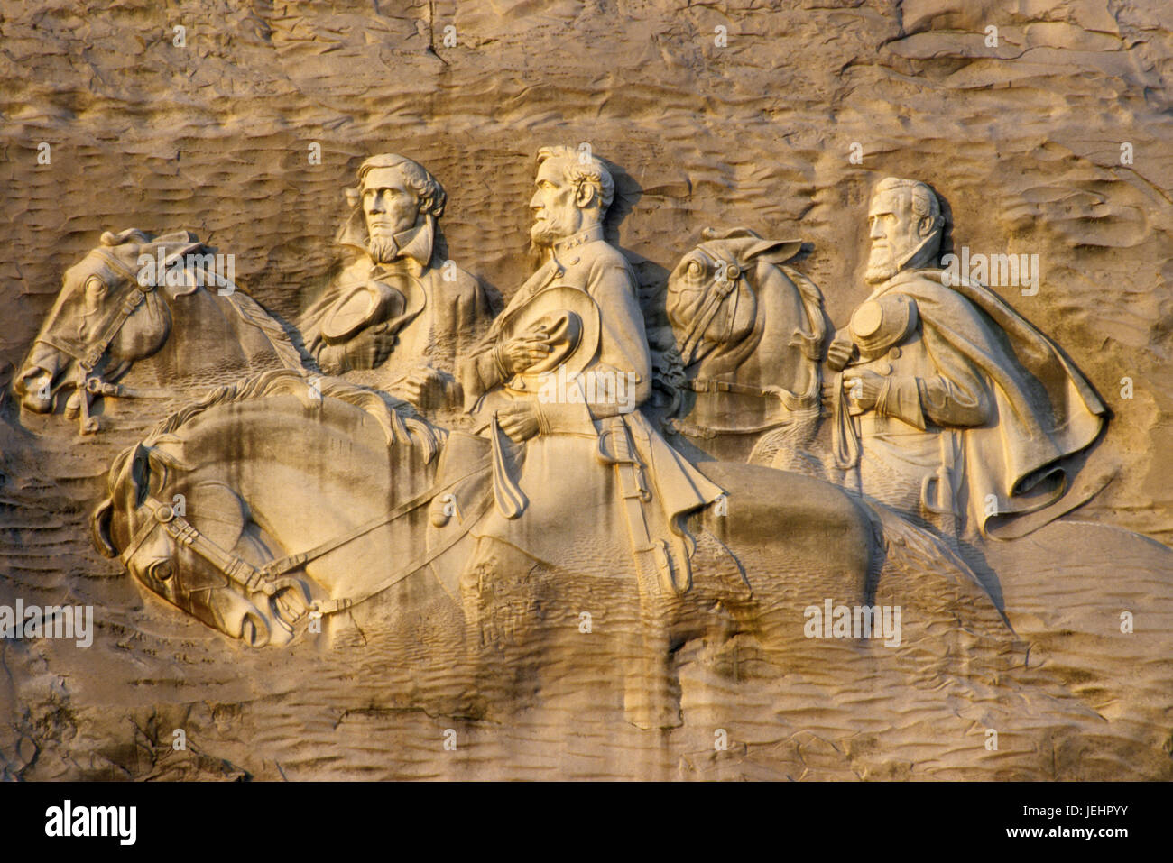 Stone Mountain Confederate Memorial, Stone Mountain Park, New York Banque D'Images