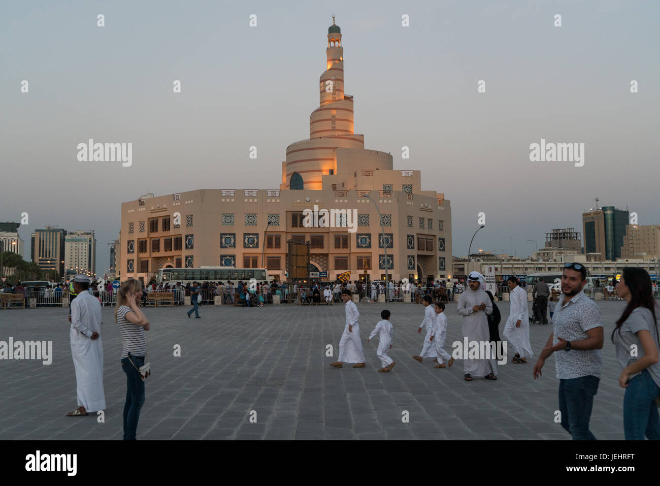 Le cheikh Abdulla bin Zaid Al Mahmoud Centre culturel islamique est une initiative de l'État du Qatar, créé avec une vision de présenter la beauté de la culture qatarie Banque D'Images