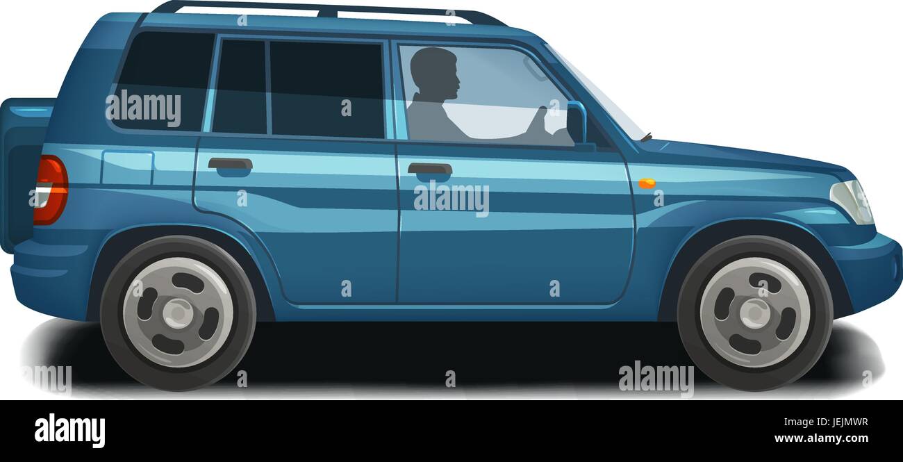 Voiture, auto, véhicule, icône ou symbole. Transports, offroader vector illustration Illustration de Vecteur