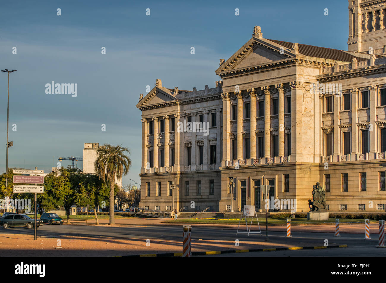 Palais législatif de l'Uruguay à Montevideo Banque D'Images