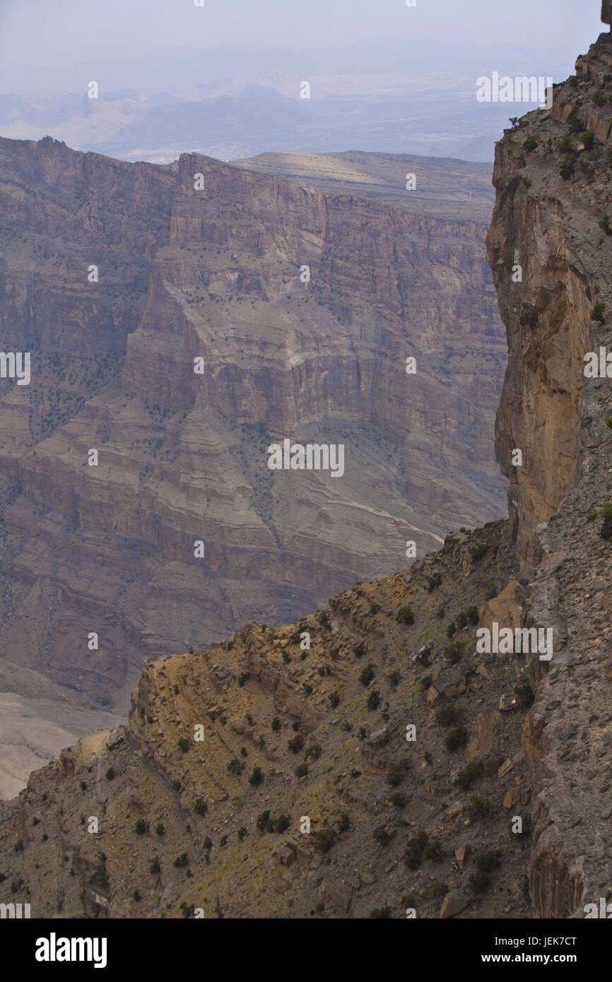 Jabal Shams Gran Canyon Banque D'Images