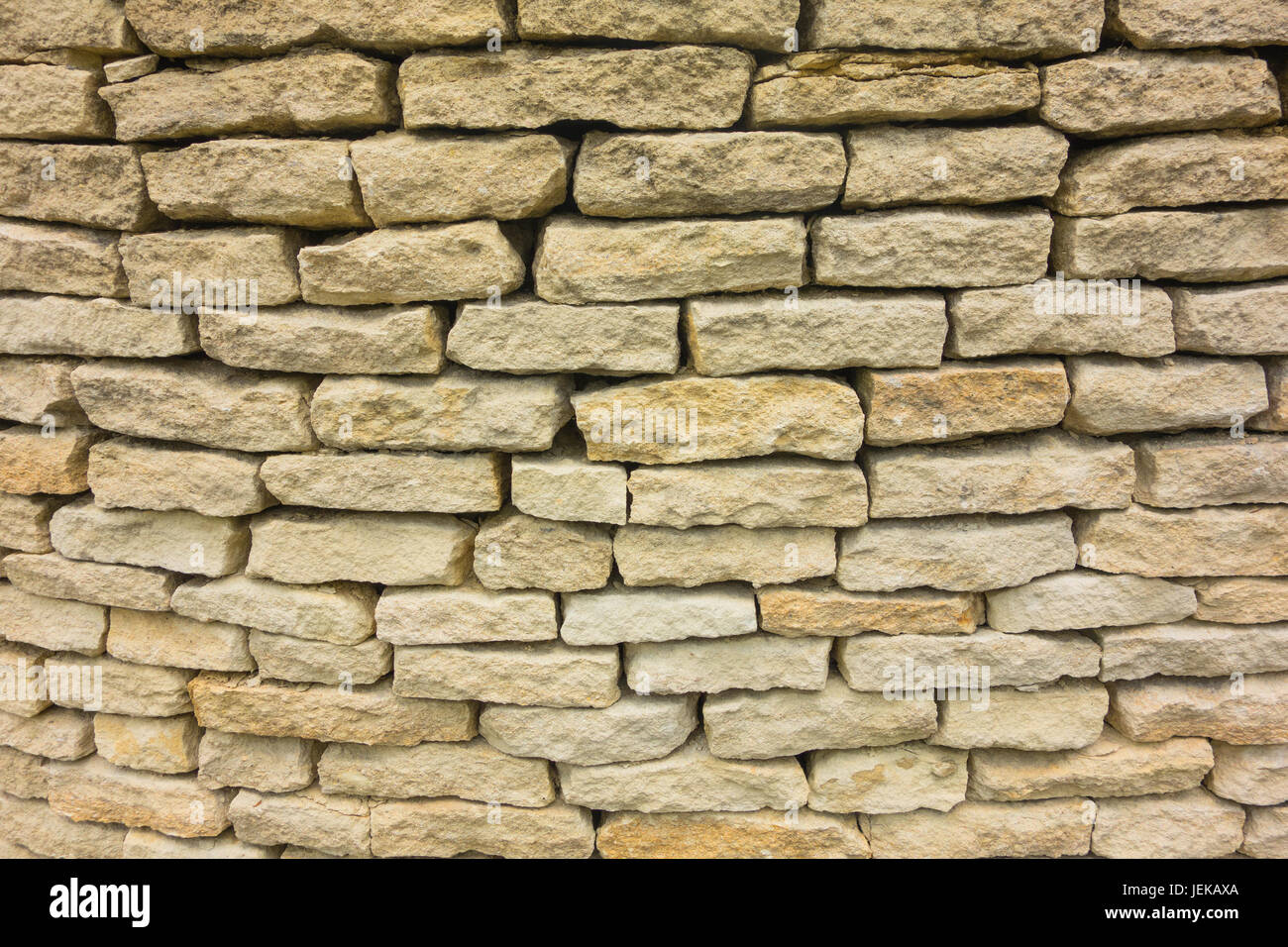 Mur en pierre sèche de Cotswold Burford Oxfordshire England UK Banque D'Images