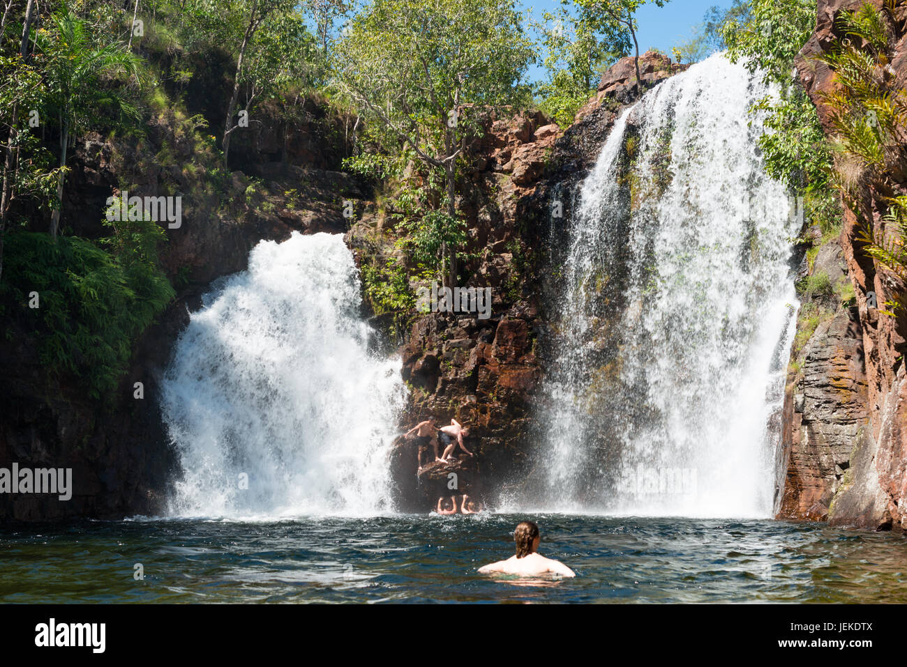 Florence Falls, Litchfield National Park, en Australie. Banque D'Images