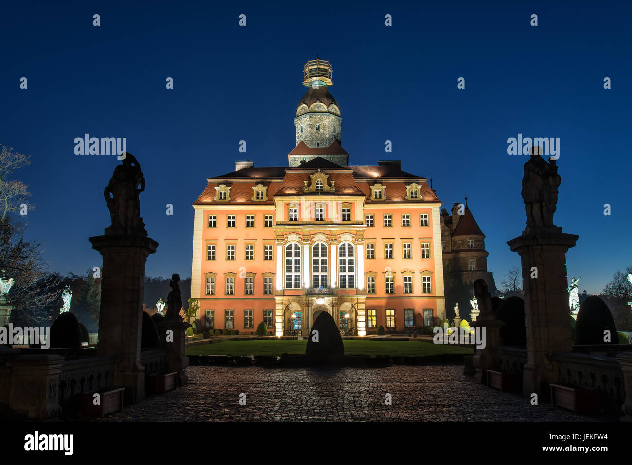 Château de Fürstenstein (Zamek Ksiaz) Banque D'Images