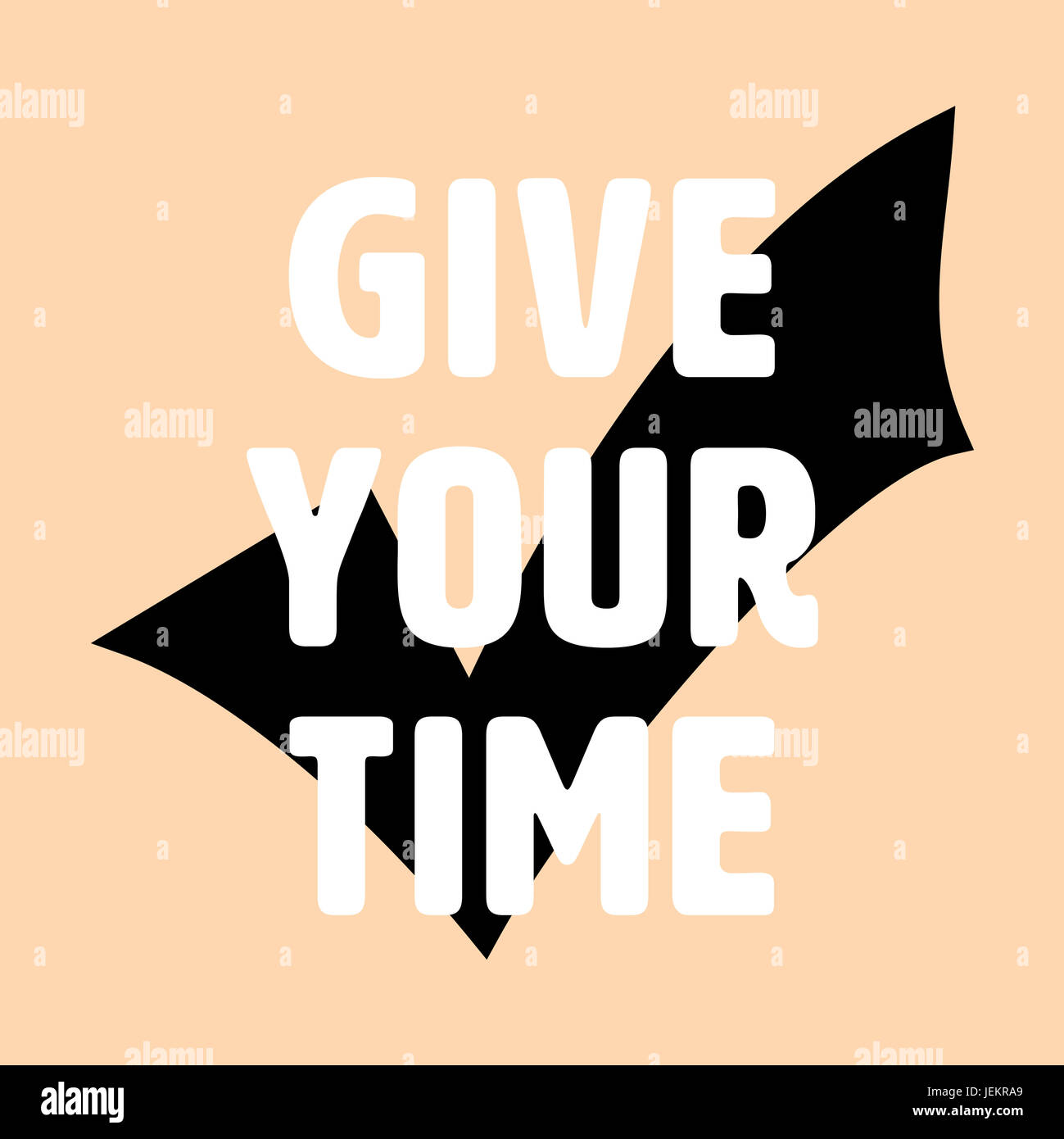 Image composite de donner de votre temps Banque D'Images