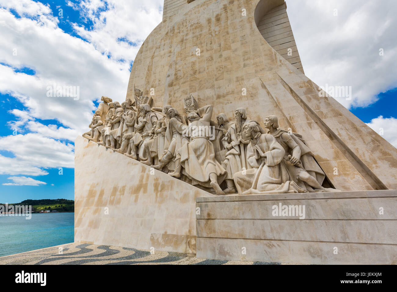 Lisbonne, Portugal - 18 mai 2017 : le monument des Découvertes dans le quartier de Belem sur le Tage, Lisbonne Banque D'Images