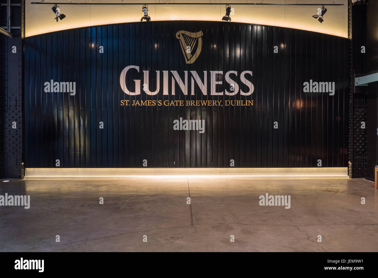 La Guinness Storehouse, St James's Gate, Dublin, Irlande. Banque D'Images