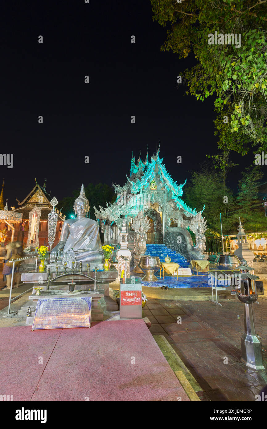 Wat Sri Suphan temple, Chiang Mai, Thaïlande Banque D'Images