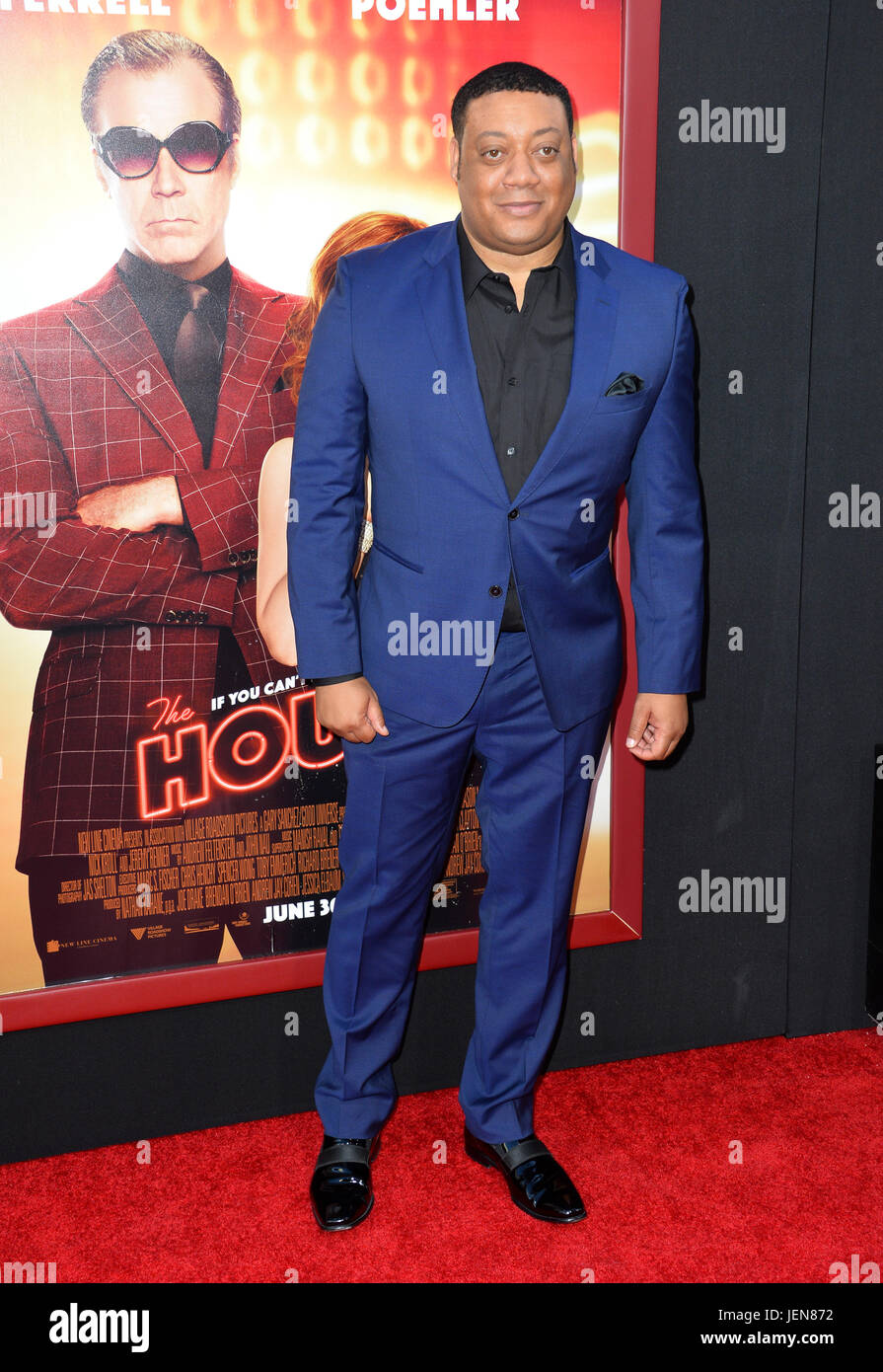 Los Angeles, USA. 26 Juin, 2017. LOS ANGELES, CA. 26 juin 2017 : Cedric Yarborough au Los Angeles premiere de 'la maison' au théâtre chinois de Grauman Photo Credit : Sarah Stewart/Alamy Live News Banque D'Images