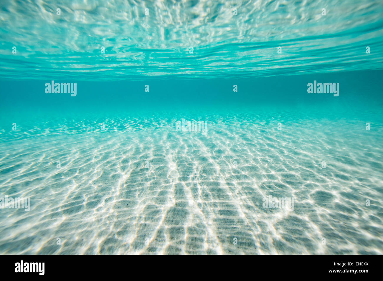 Réflexions de l'océan et ondulations sous l'eau, l'ouest de l'Australie, l'Australie Banque D'Images