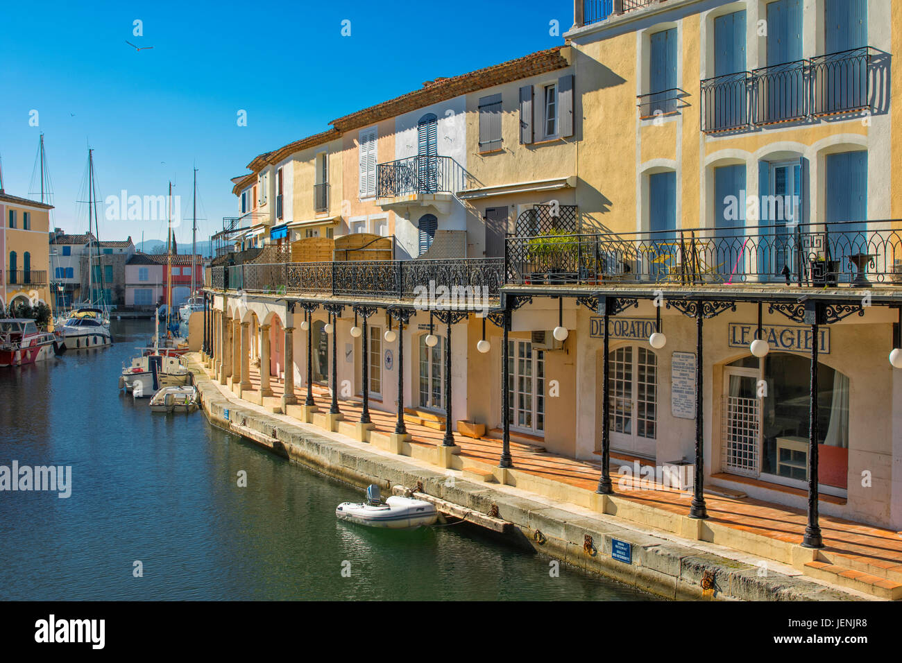 Marina à Port Grimaud Banque D'Images