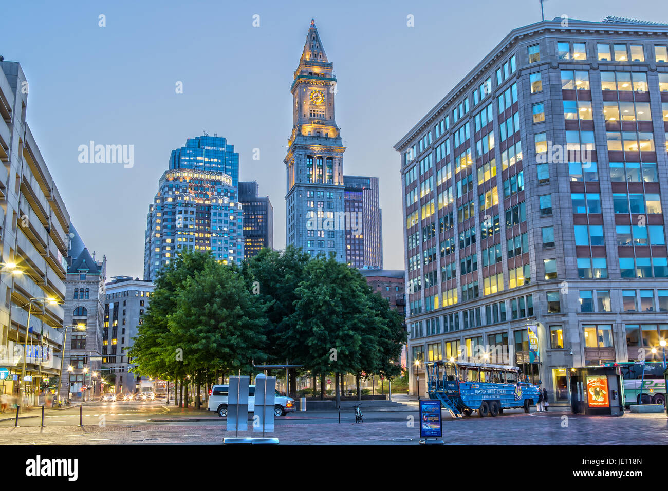 Custom House à Boston Banque D'Images