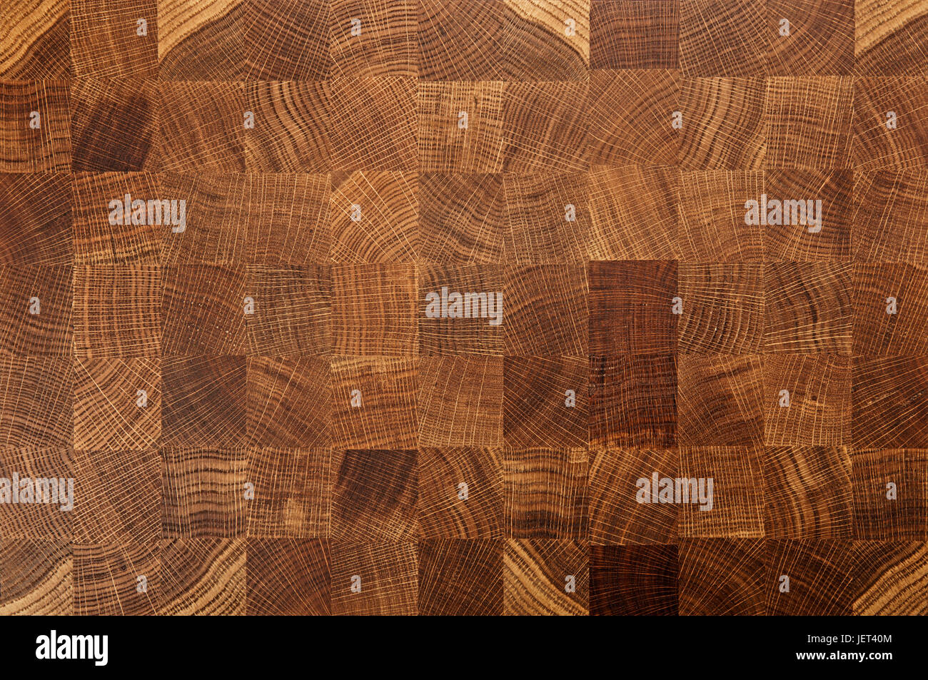 Bois de chêne à grain fin boucher couperet board Banque D'Images