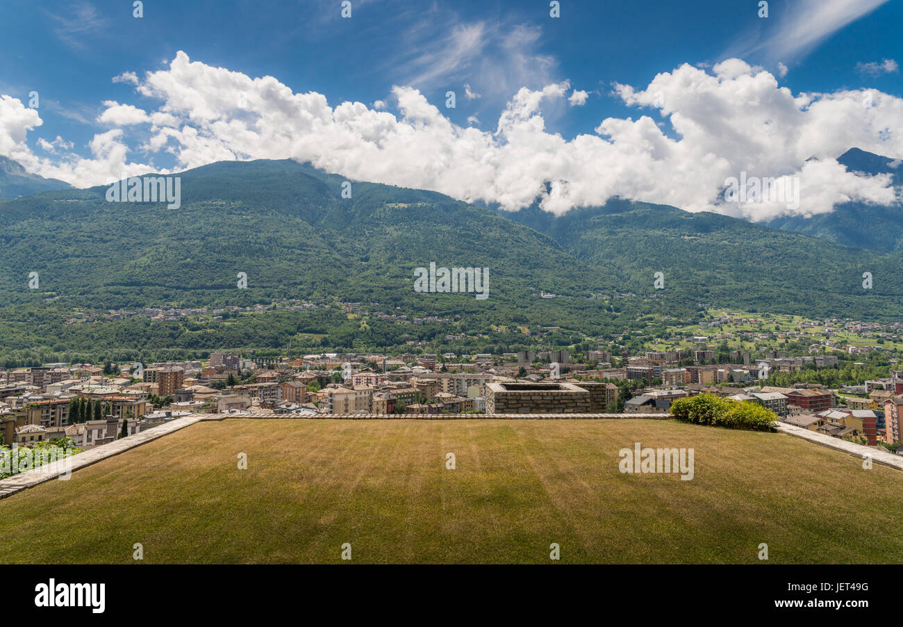 Sondrio, Italie, Valtellina Banque D'Images
