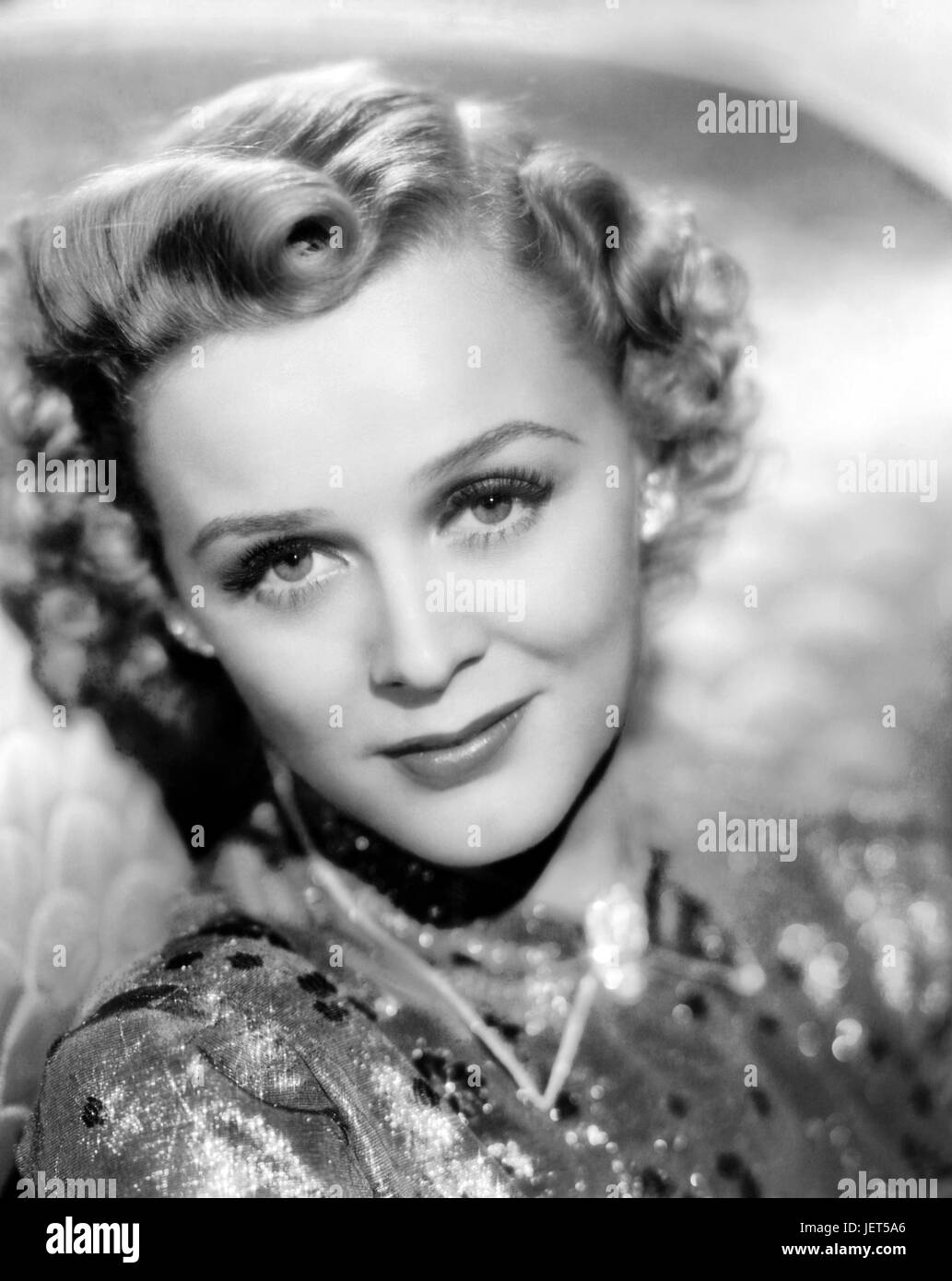 GLORIA Stuart (1910-2010) Actrice américaine vers 1950 Banque D'Images