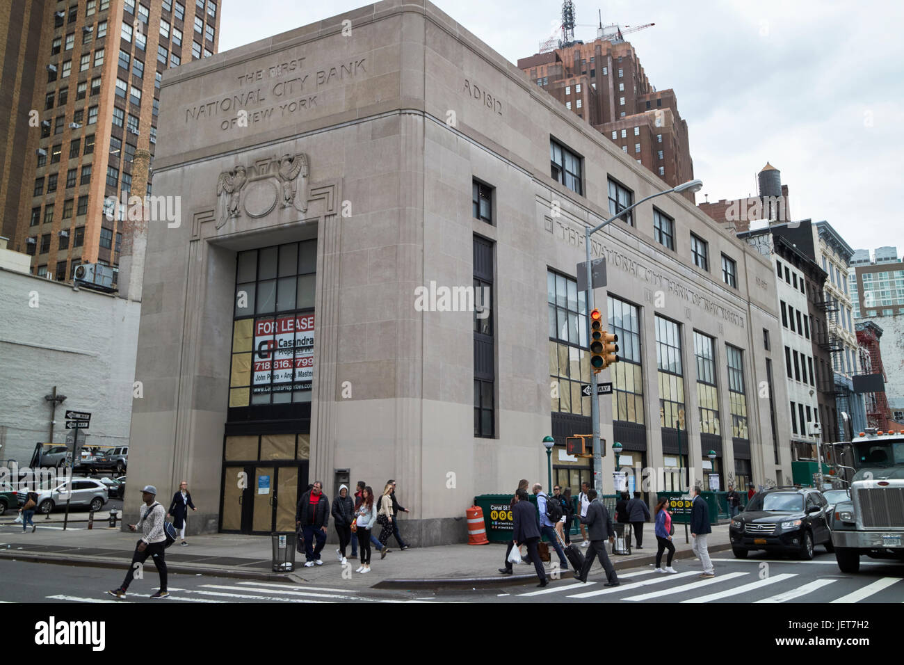 415 Broadway First National City Bank de New York USA Banque D'Images