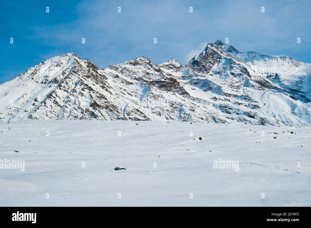 Le Mont Blanc de Miage depuis les chalets de truc, Les Contamines ...