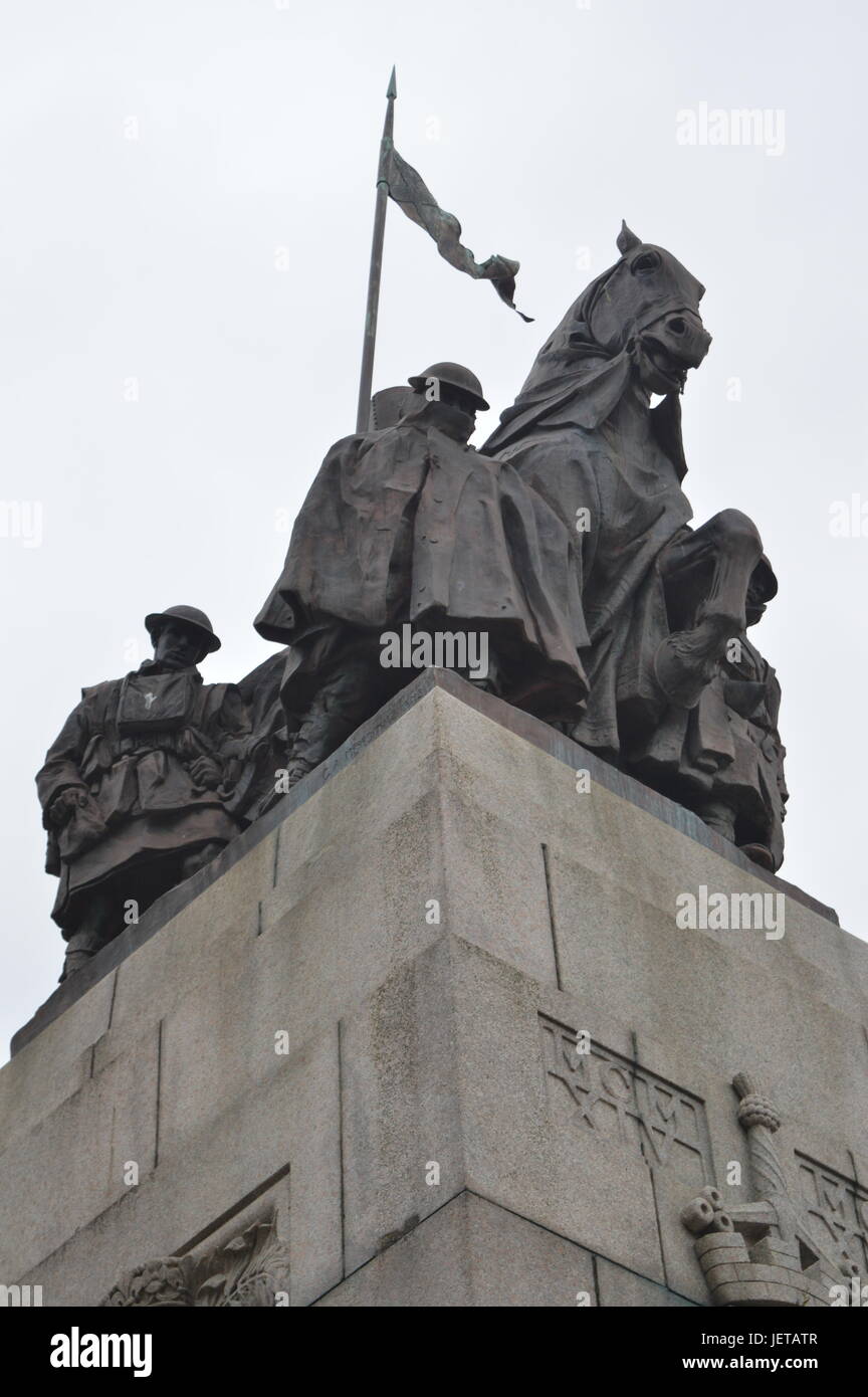 Photo d'une statue commémorative de la guerre trouvés à Paisley. Banque D'Images