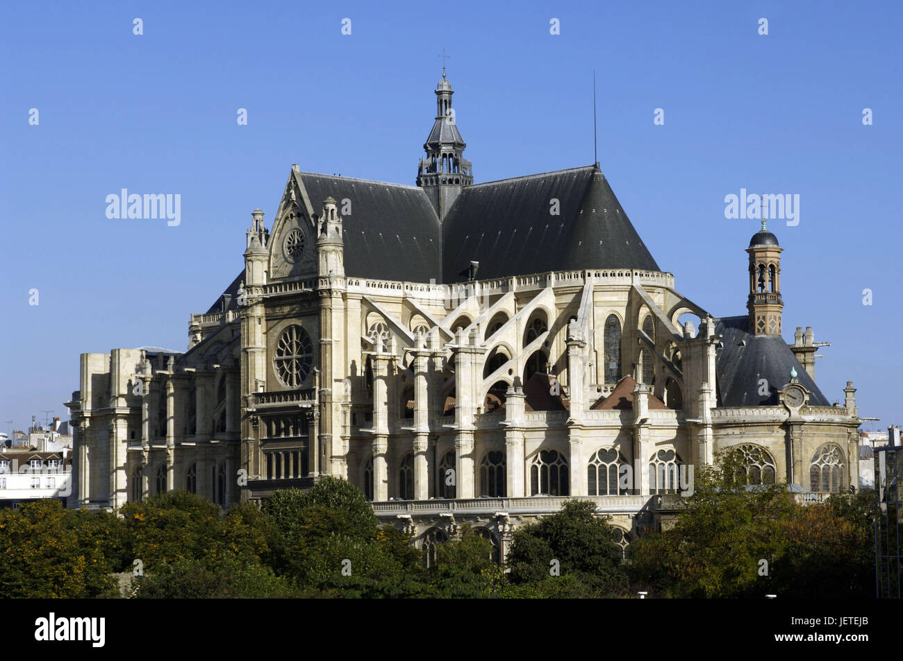 France, Paris, église Saint Eustache, Banque D'Images