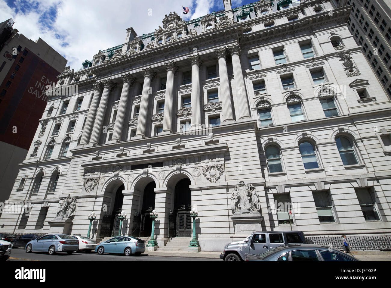 Le palais de substituts, New York City USA Banque D'Images