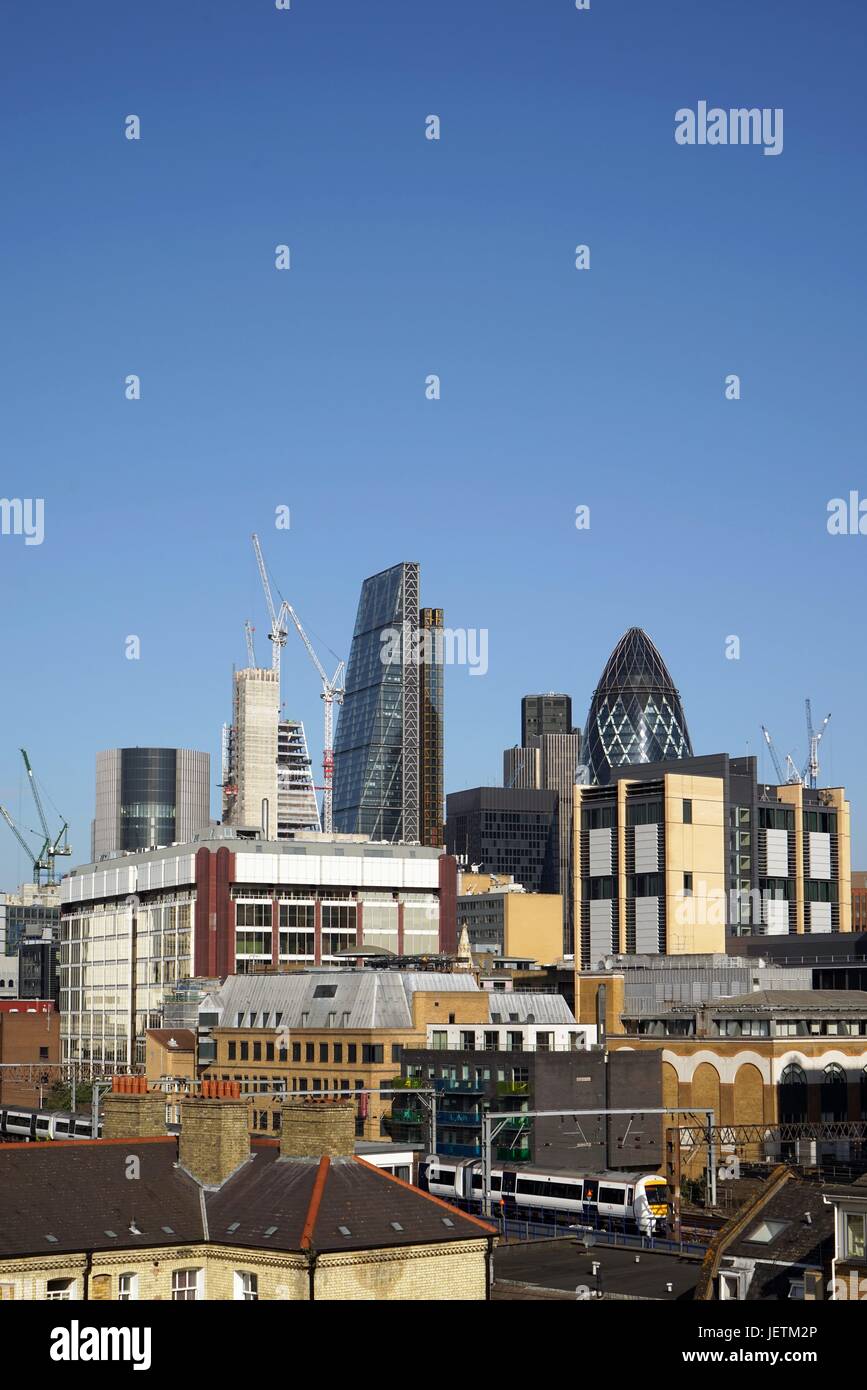 Angleterre : vue sur l'horizon de la ville de Londres. Photo de 05. Mai 2017. Dans le monde d'utilisation | Banque D'Images