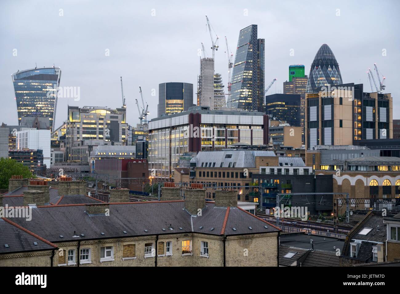 Angleterre : vue sur l'horizon de la ville de Londres. Photo de 05. Mai 2017. Dans le monde d'utilisation | Banque D'Images
