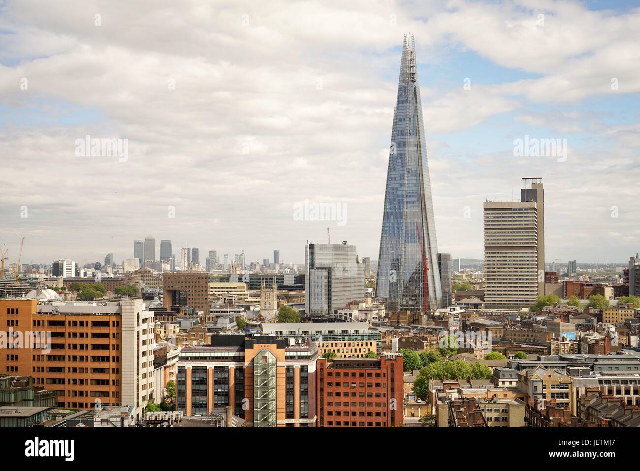 Angleterre : vue sur l'horizon de la ville de Londres - comme vu à partir de la Tate Modern. Photo de 05. Mai 2017. Dans le monde d'utilisation | Banque D'Images