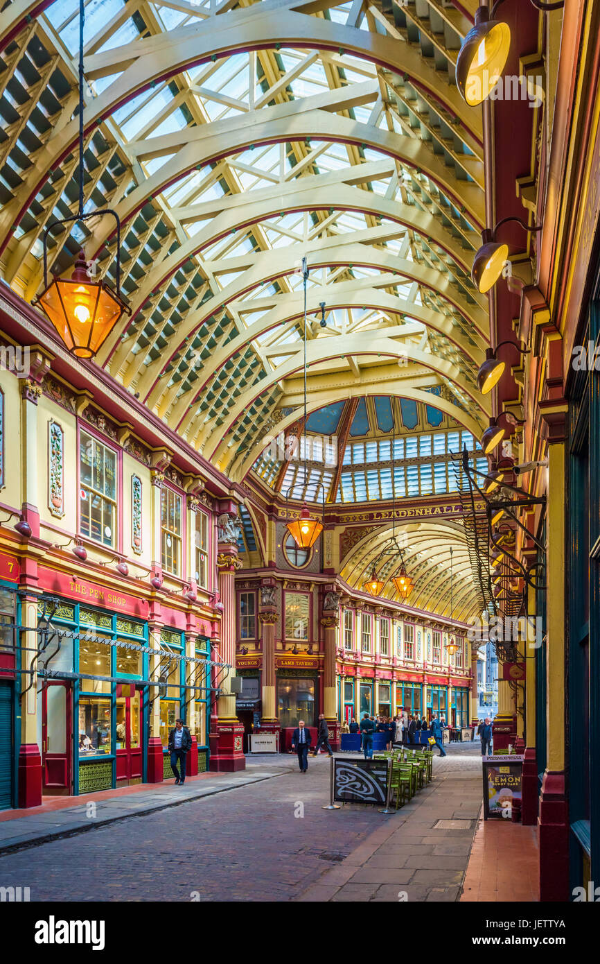 Leadenhall Market, London, UK Banque D'Images