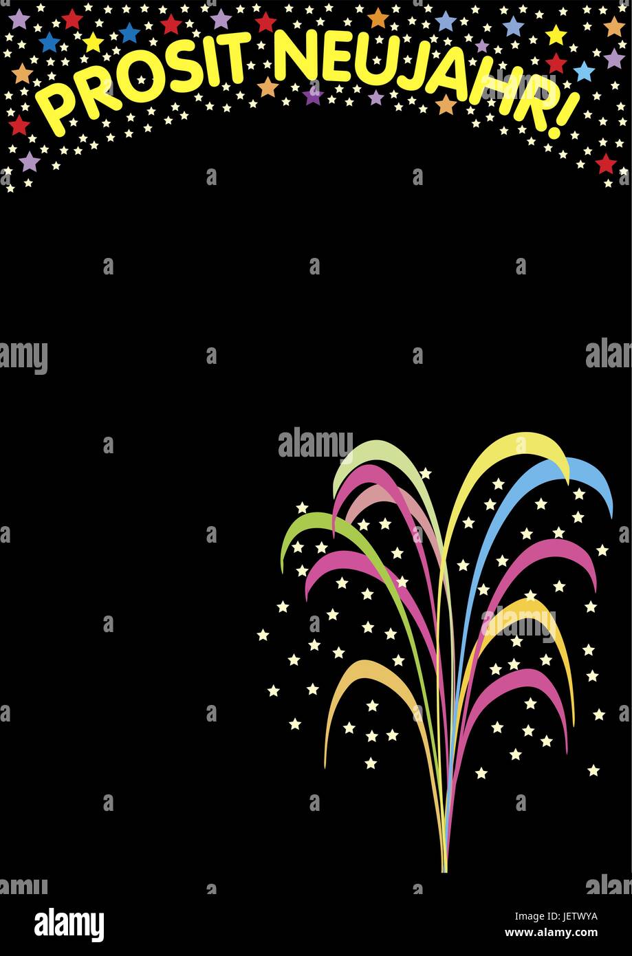 Partie, la célébration du nouvel an, jour, Silvester, nouvelle année, des graphiques vectoriels, Illustration de Vecteur