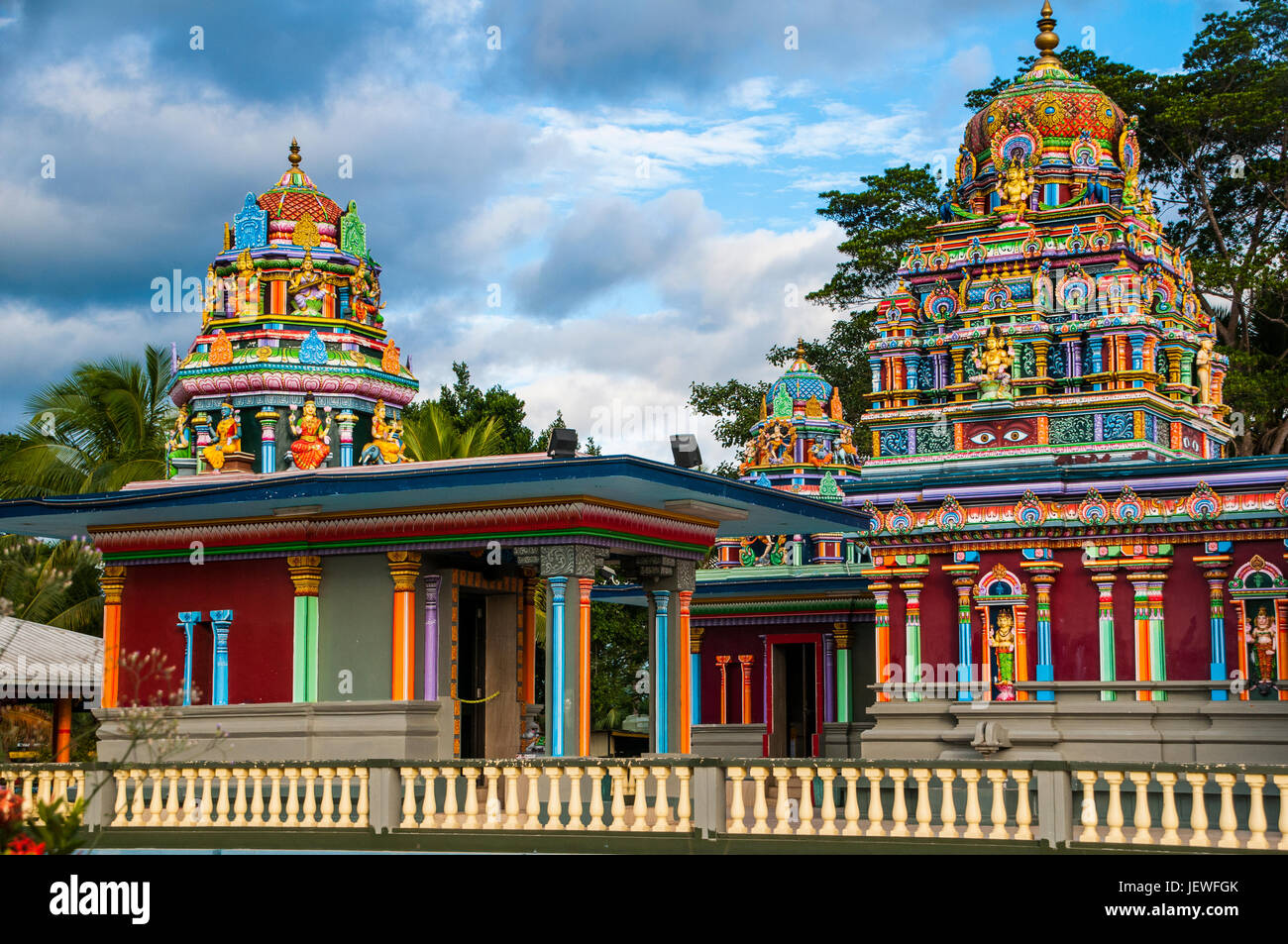 Temple hindou de Sri Siva Subramaniya, Nadi, Fidji, Viti Levu Banque D'Images