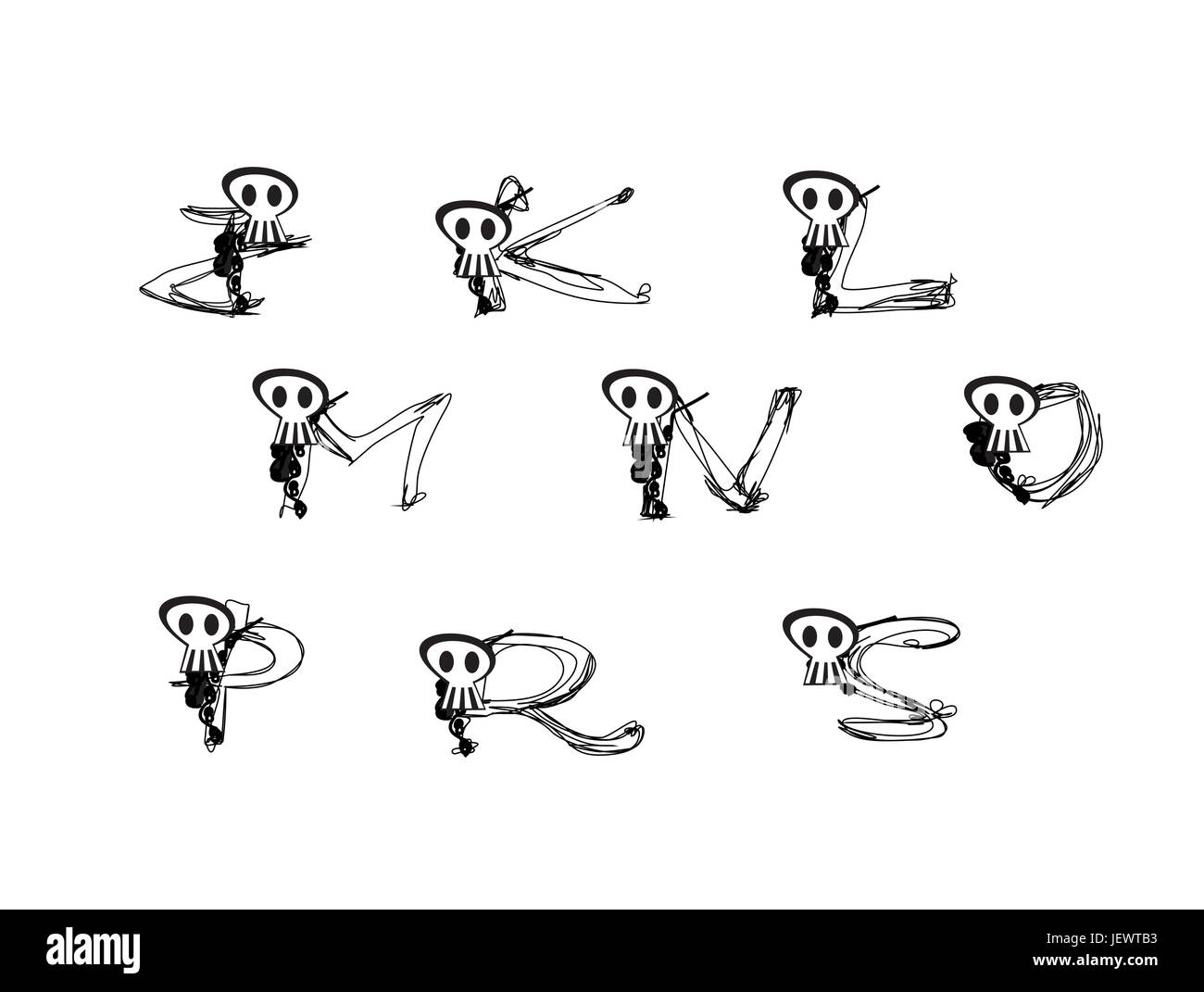 Jetblack deep black Illustration de Vecteur