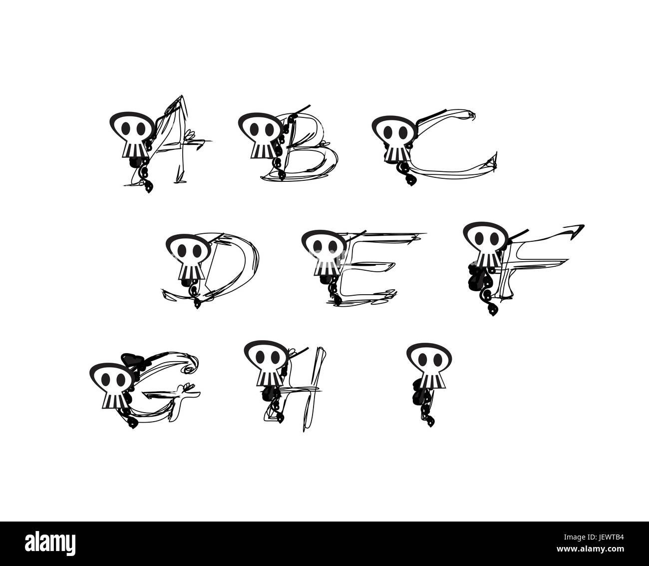 Jetblack deep black Illustration de Vecteur