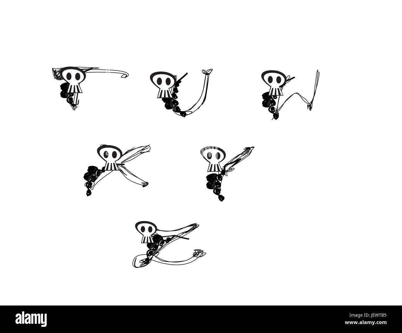 Jetblack deep black Illustration de Vecteur