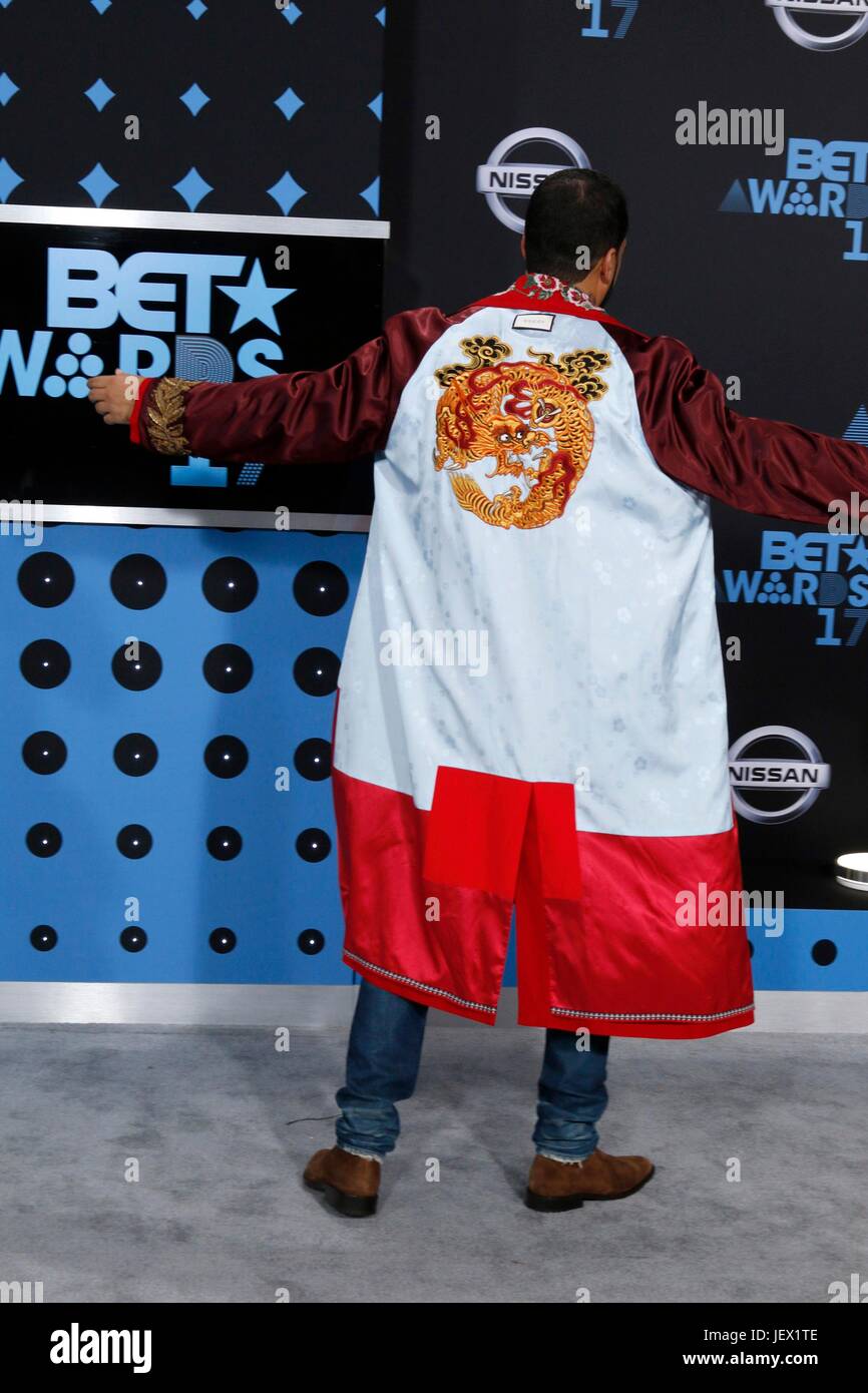 Pour des arrivées à Montana français BET Awards 2017, Microsoft Theatre L.A. Vivre, Los Angeles, CA, 25 juin 2017. Photo par : Priscilla Grant/Everett Collection Banque D'Images