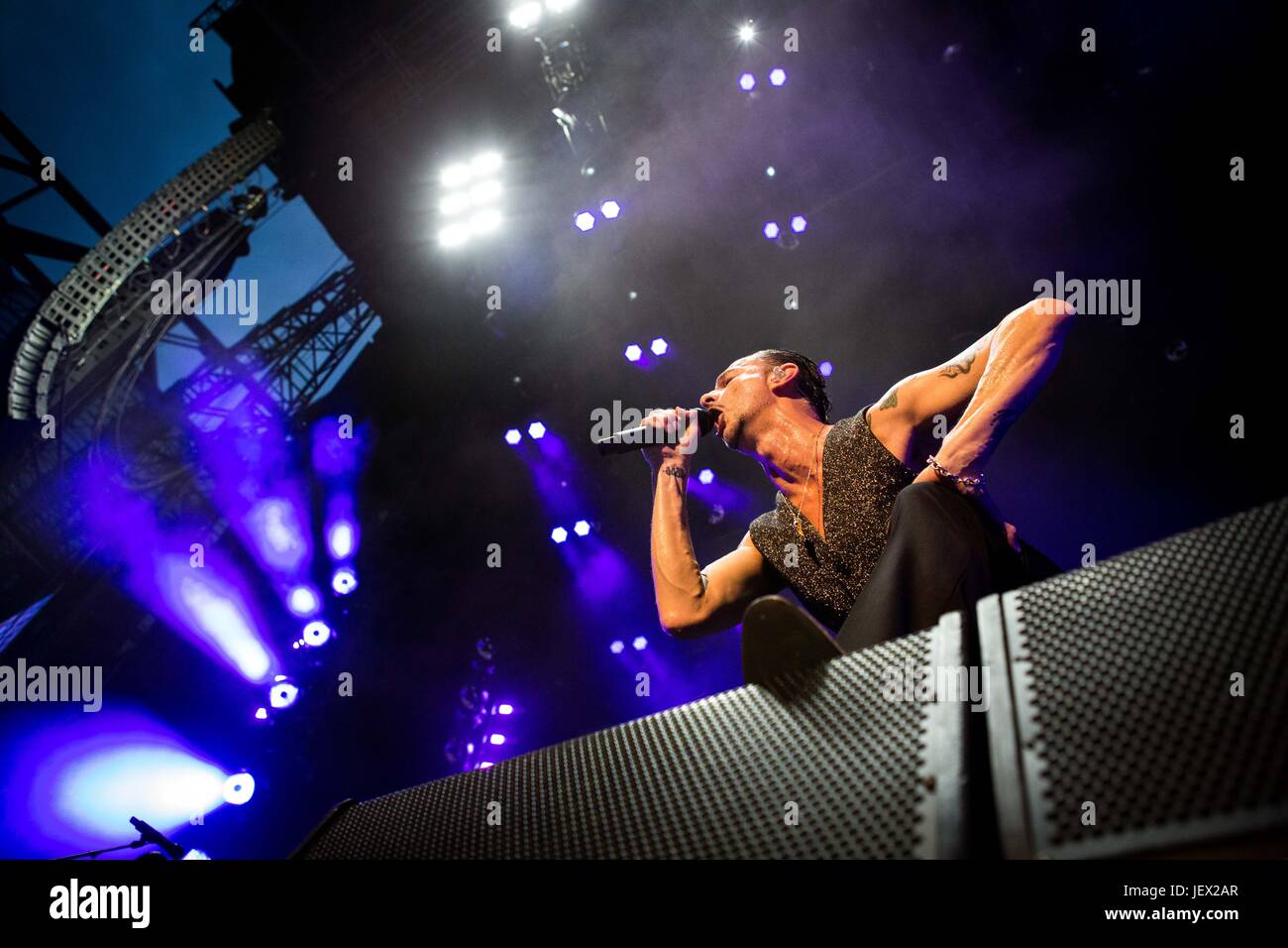 Milan, Italie 27 juin Depeche Mode live au stade San Siro à Milan © Roberto Finizio / Alamy Live News Banque D'Images