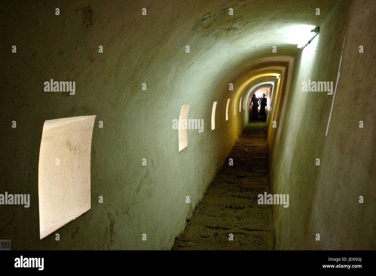 Tunnels à El Morro Castle. Banque D'Images