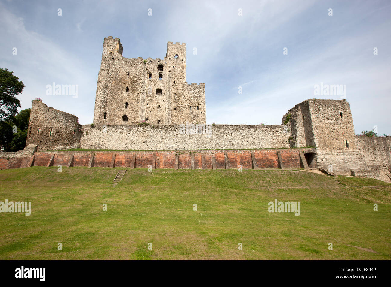 Château de Rochester, Rochester, Kent, Angleterre Banque D'Images