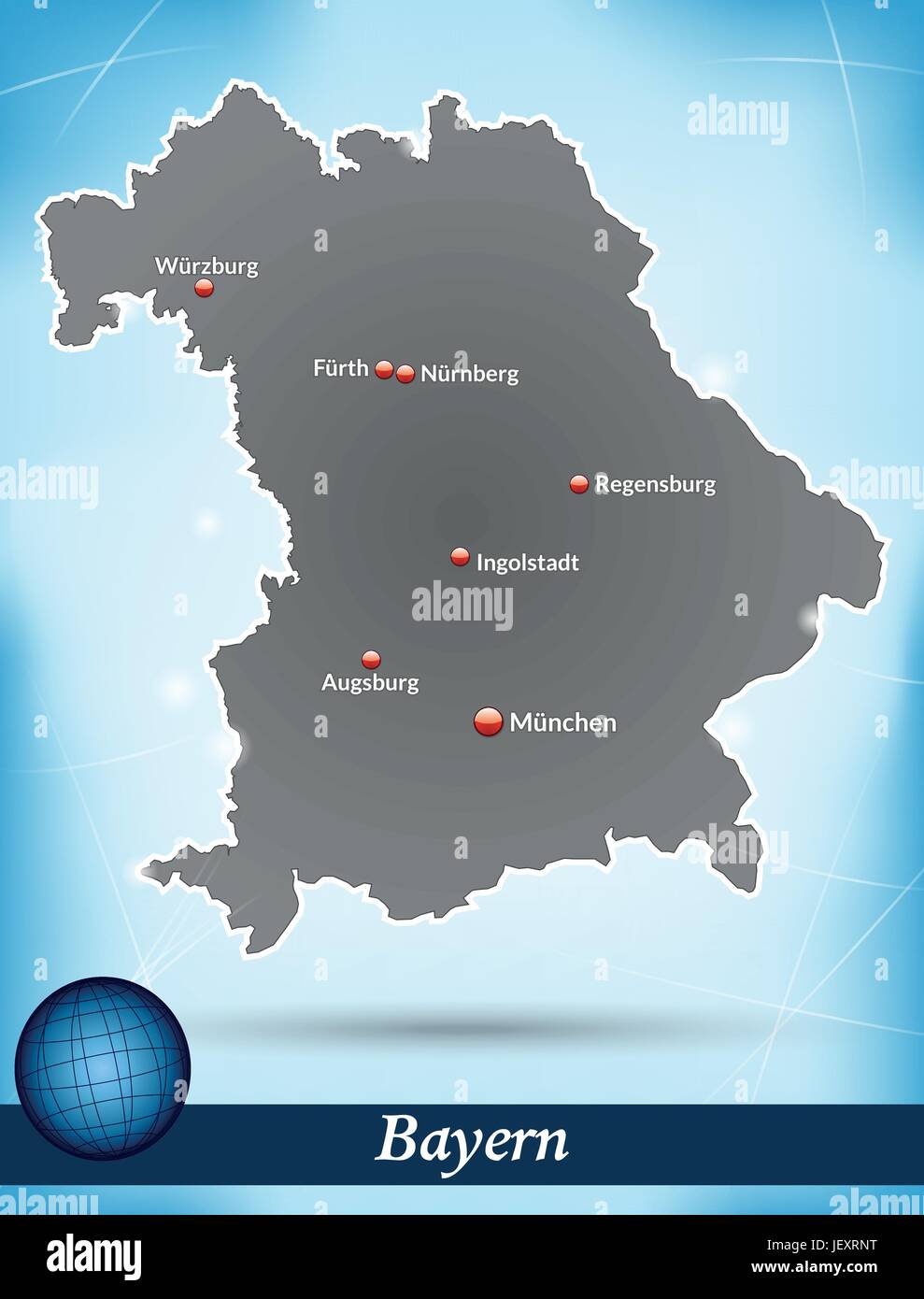Bavière carte touristique