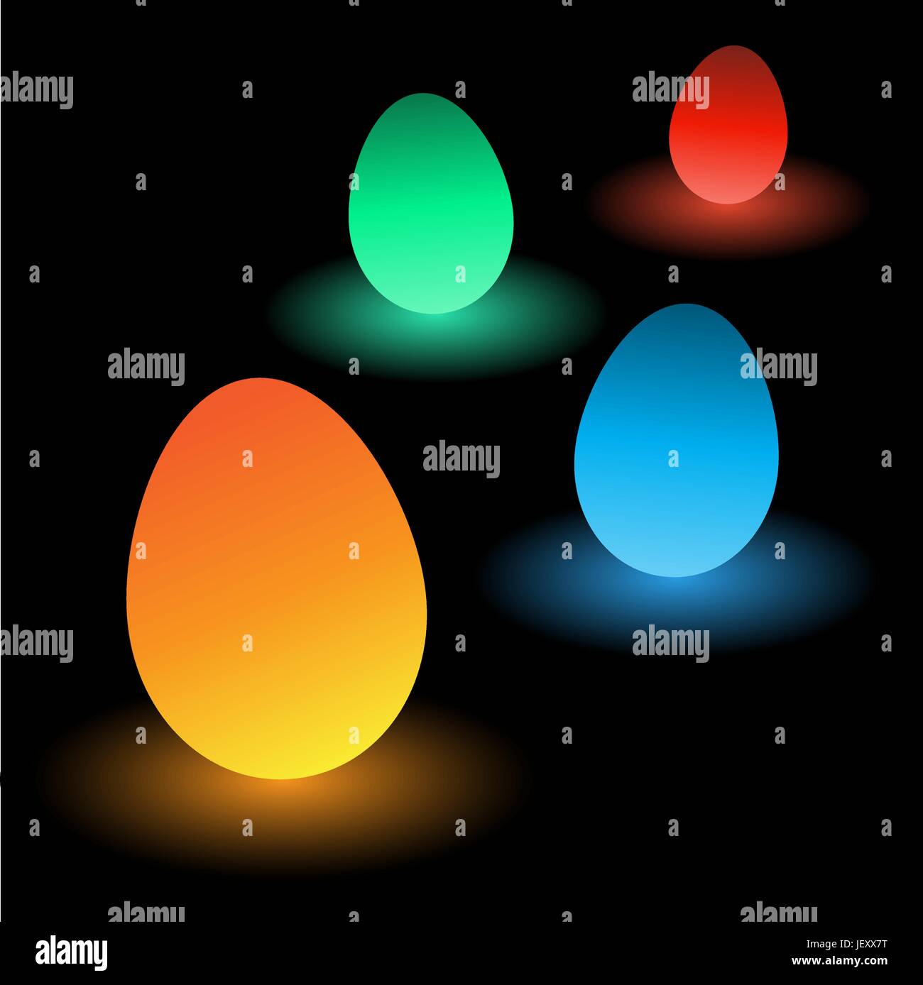 Les oeufs de Pâques, appelé aussi les oeufs de Pâques, sont décorées d'œufs qui sont souvent donnés pour célébrer Pâques ou le printemps. Illustration de Vecteur