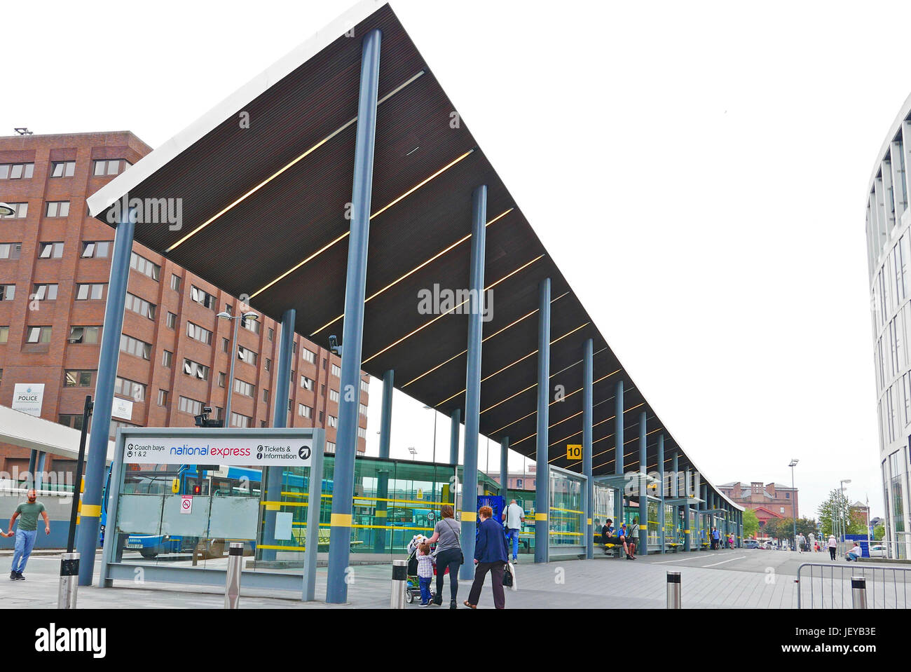 Canning Street station de bus local et national pour les trajets en bus de et vers Liverpool Banque D'Images