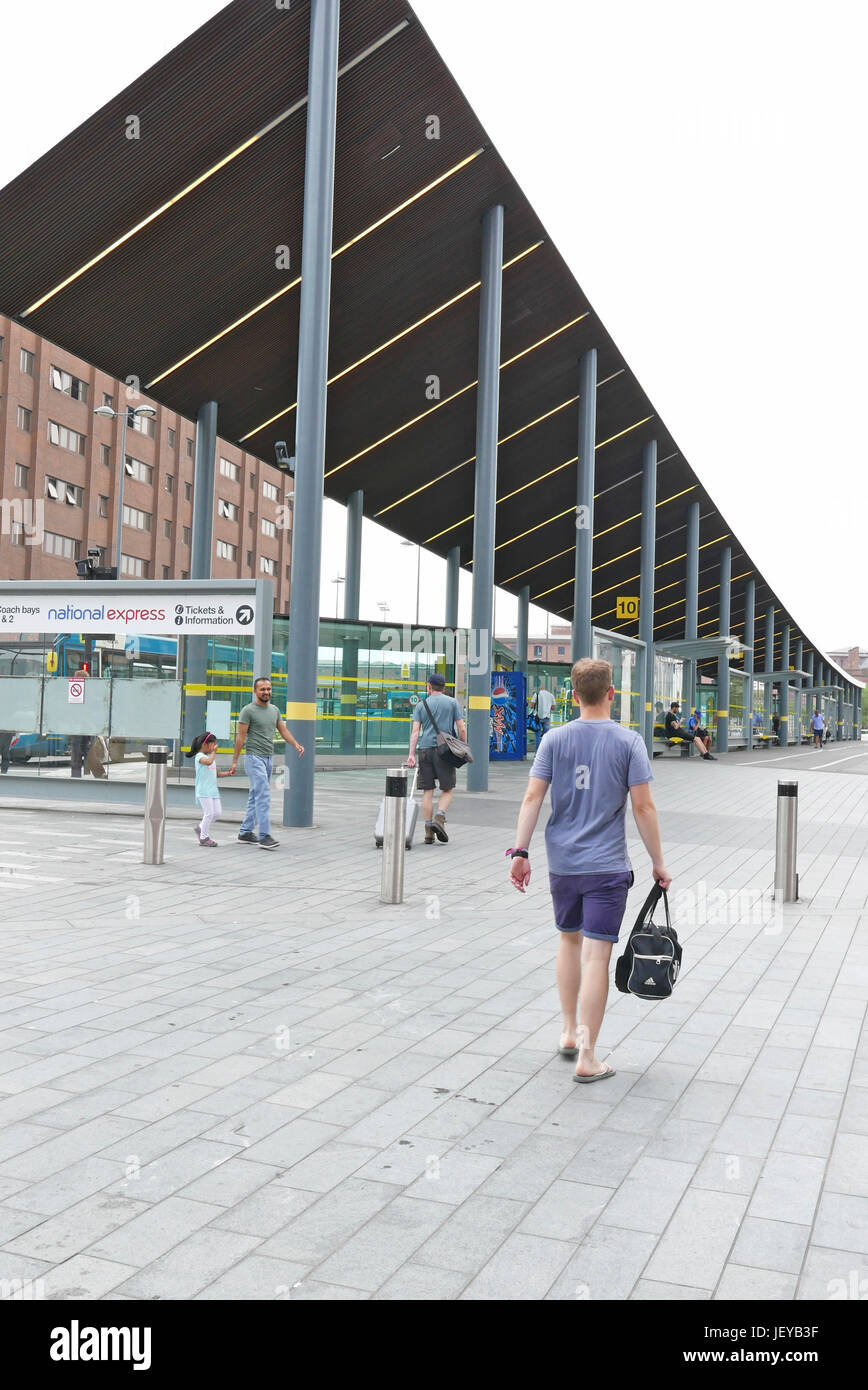 Canning Street station de bus local et national pour les trajets en bus de et vers Liverpool Banque D'Images