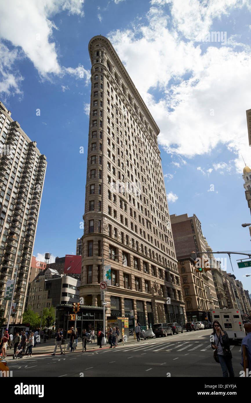 Flatiron building de New York USA Banque D'Images
