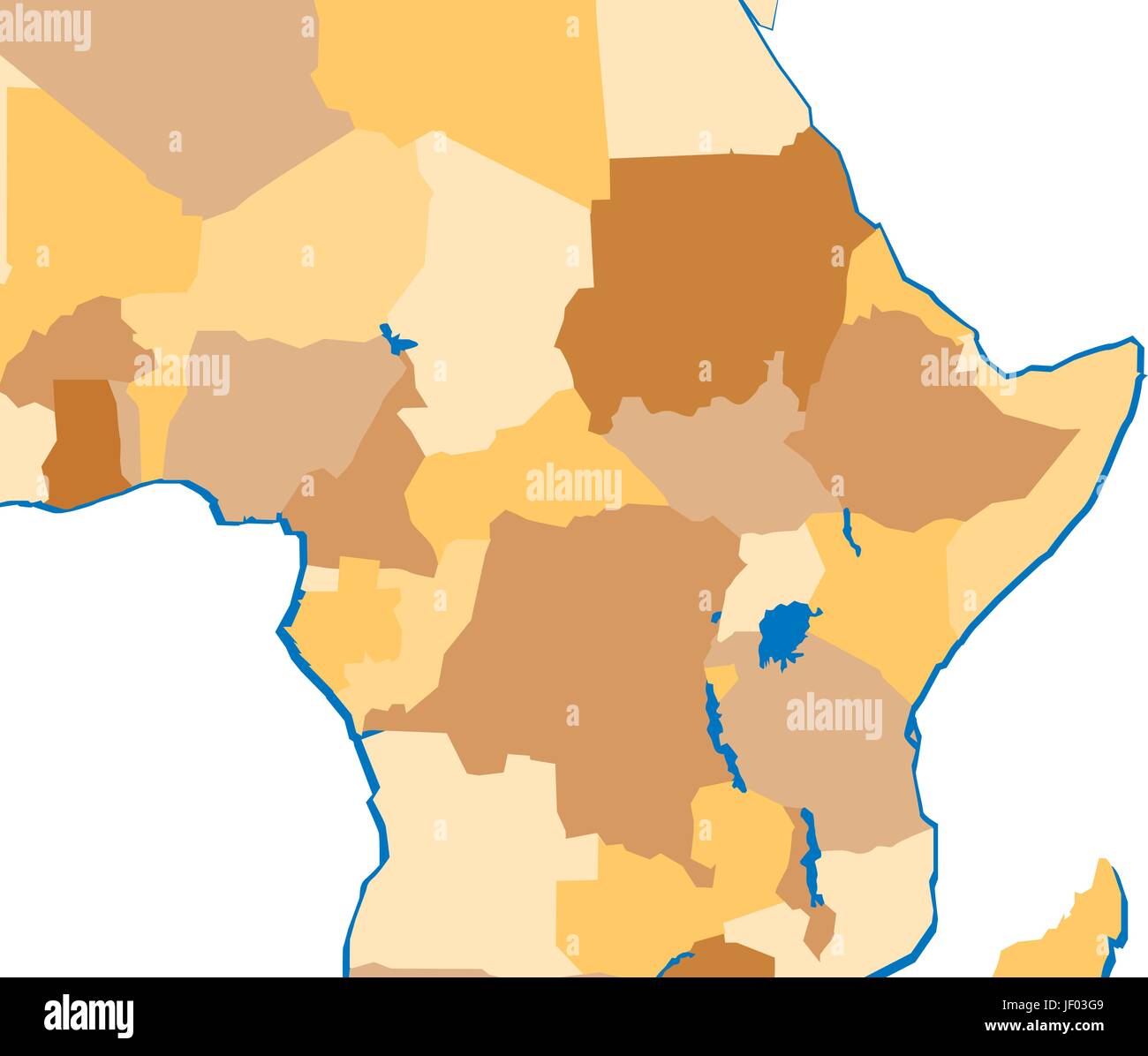 L'Afrique, carte, atlas, carte du monde, la carte, l'Afrique, carte, carnet de bord, à la terre, Illustration de Vecteur