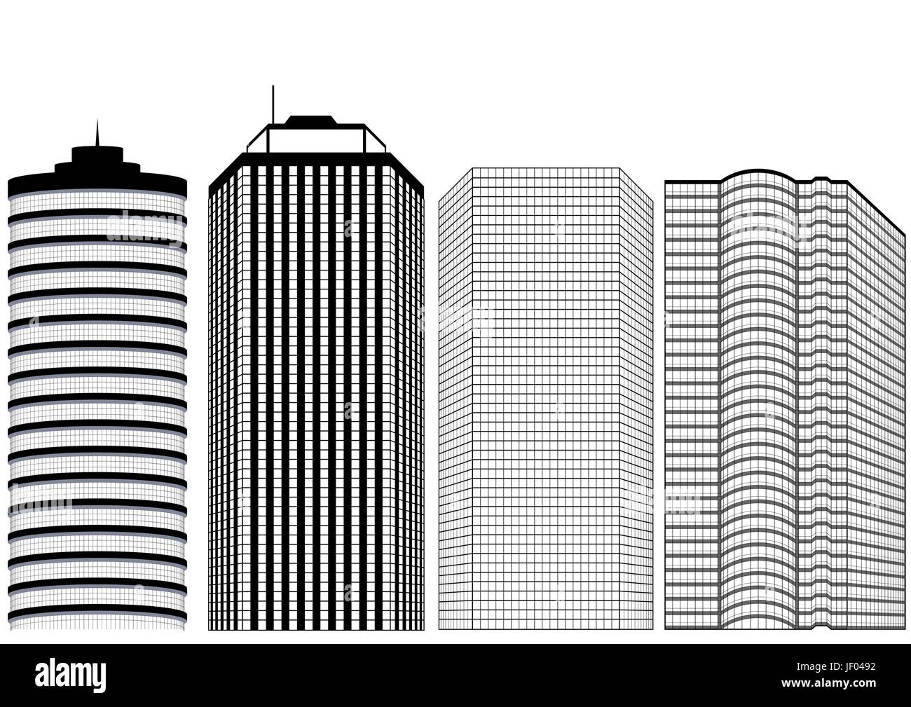 Moderne de la ville Illustration de Vecteur