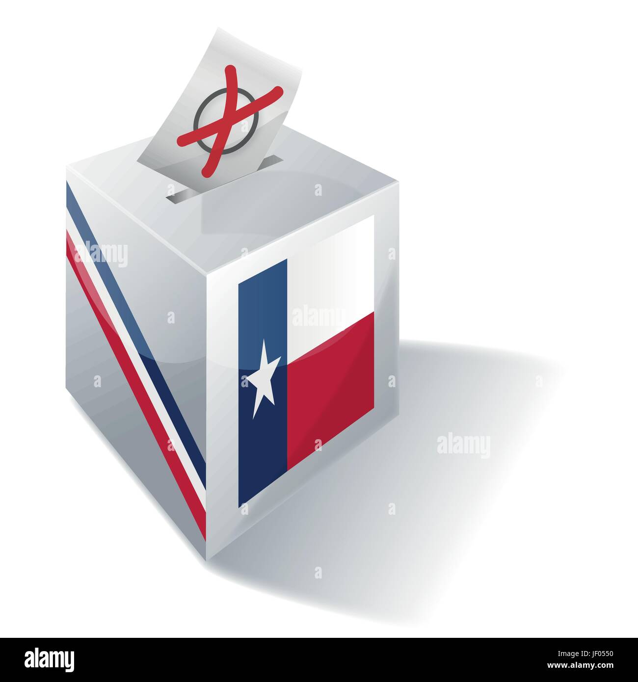 Boîte de sélection texas Illustration de Vecteur