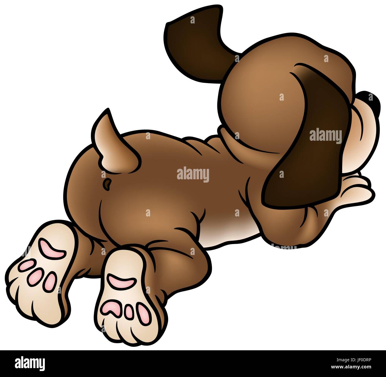 Animal, animal de compagnie, chien, chiot, cartoon, scénario, bande dessinée, relaxation, animal, animal de compagnie, Illustration de Vecteur