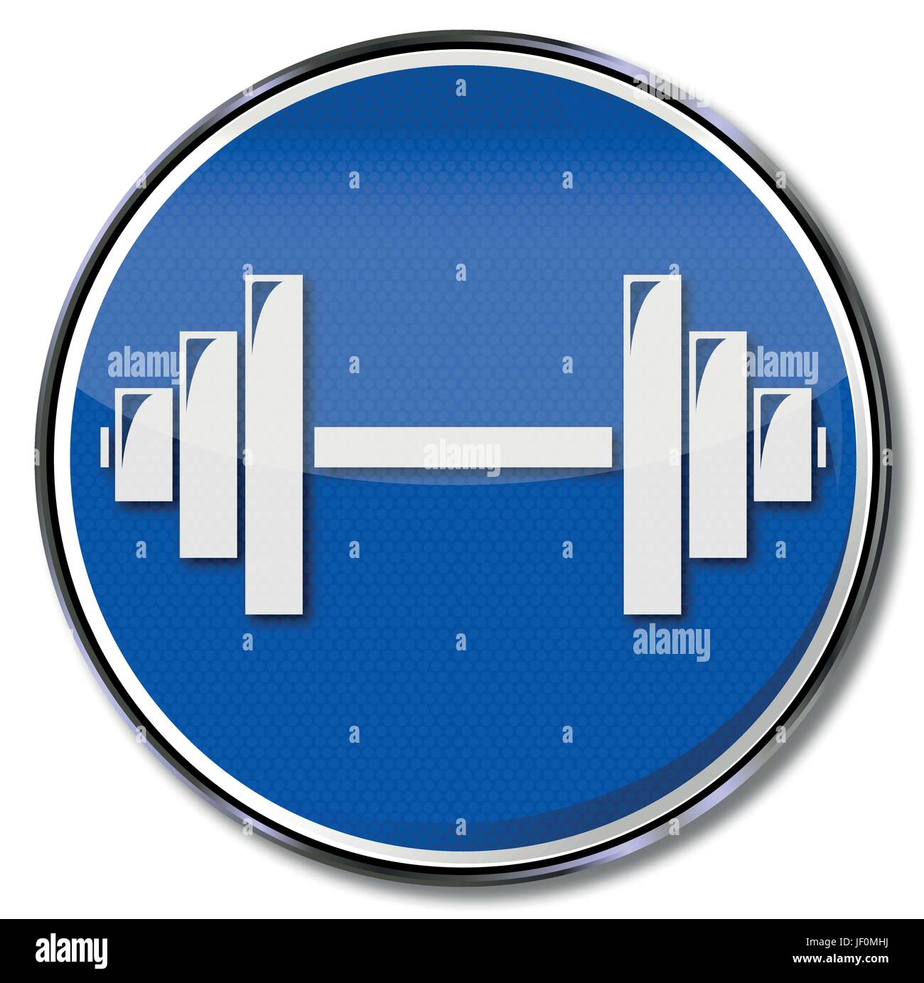 La résistance du blindage et de formation dumbbell Illustration de Vecteur